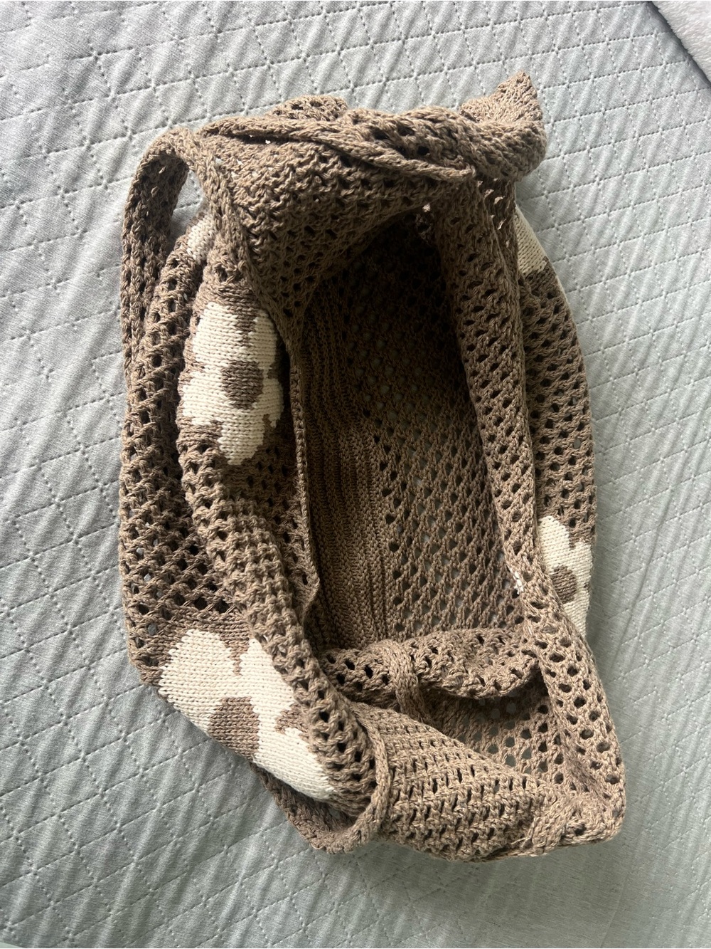 ✨Boho Crochet Floral Tote Bag ✨ - Picture 4 of 5
